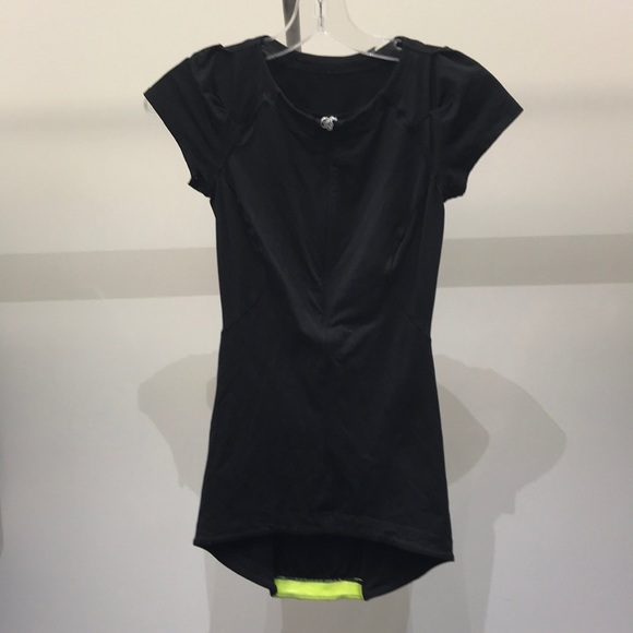 lululemon athletica Tops - Lululemon biker tee, Sz 2, black 66894 lululemon athletica Tops - Lululemon biker tee, Sz 2, black 66894